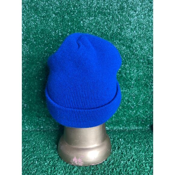 VINTAGE NFL Indianapolis Colts Beanie Hat Cap Blue Knit Embroidered 90s - Picture 3 of 5